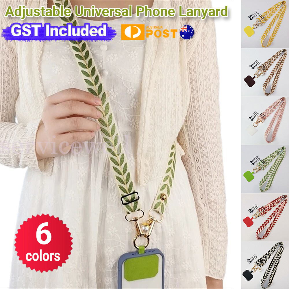 Adjustable Crossbody Phone Strap Lanyard For Mobile Phone Universal Detacha