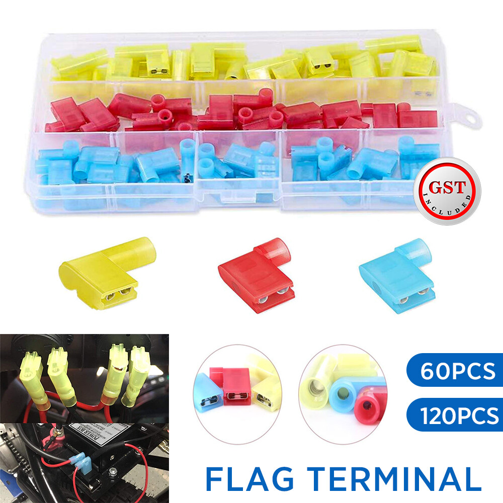 Fully Right Angle Insulated Female Flag Spade Terminals Connector