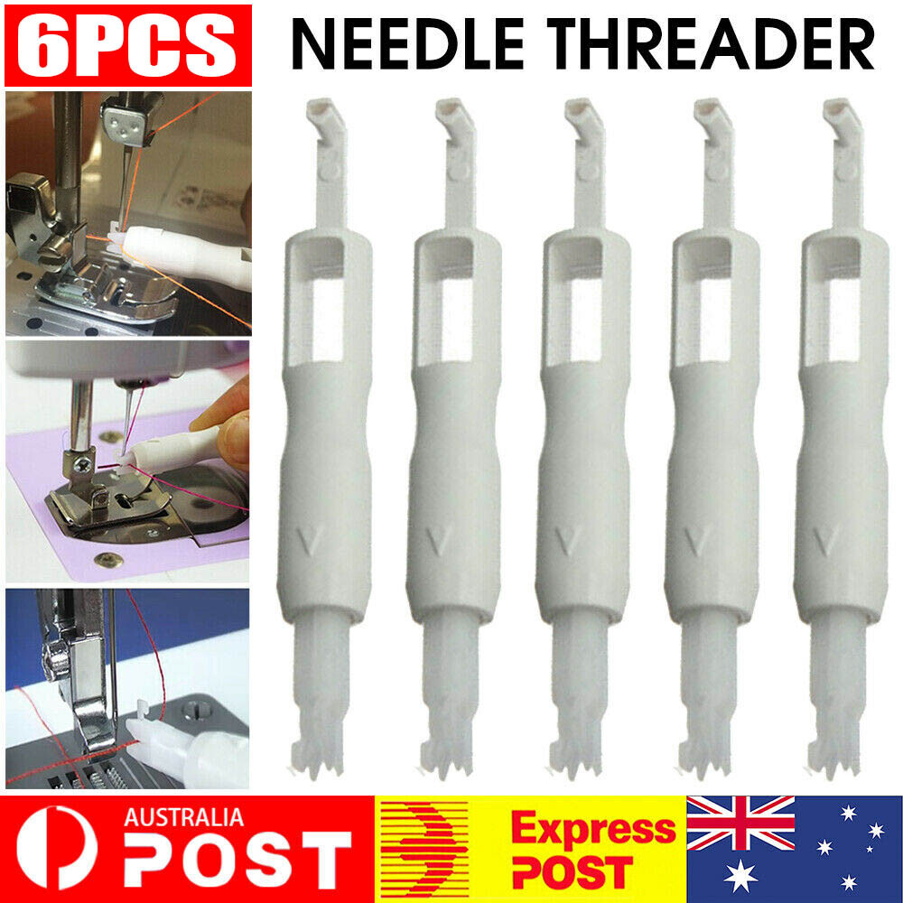 6PCS Automatic Needle Threader Threading Inserter Tool For Sewing Machine Sew