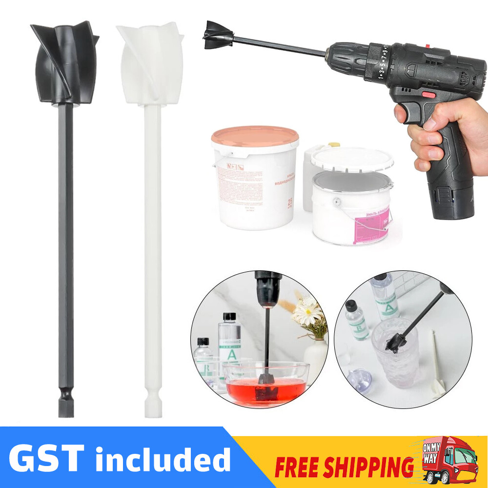 Epoxy Mixer Attachment for Drill, Reusable Paint Resin Mixer Paddles Tool