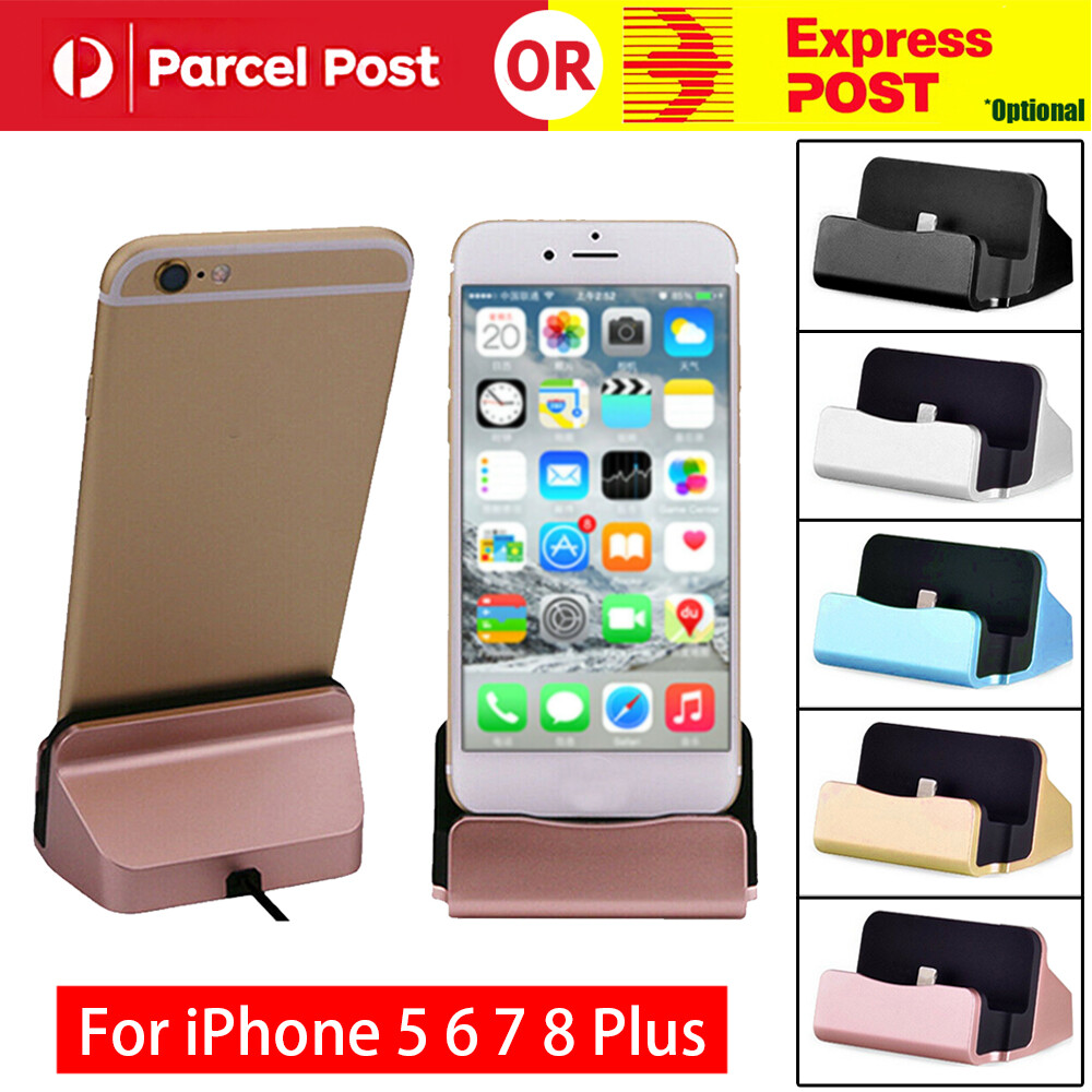 Fast Charging Station Dock Stand Desktop Charger Holder For iPhone 7/8 XS 11 12
