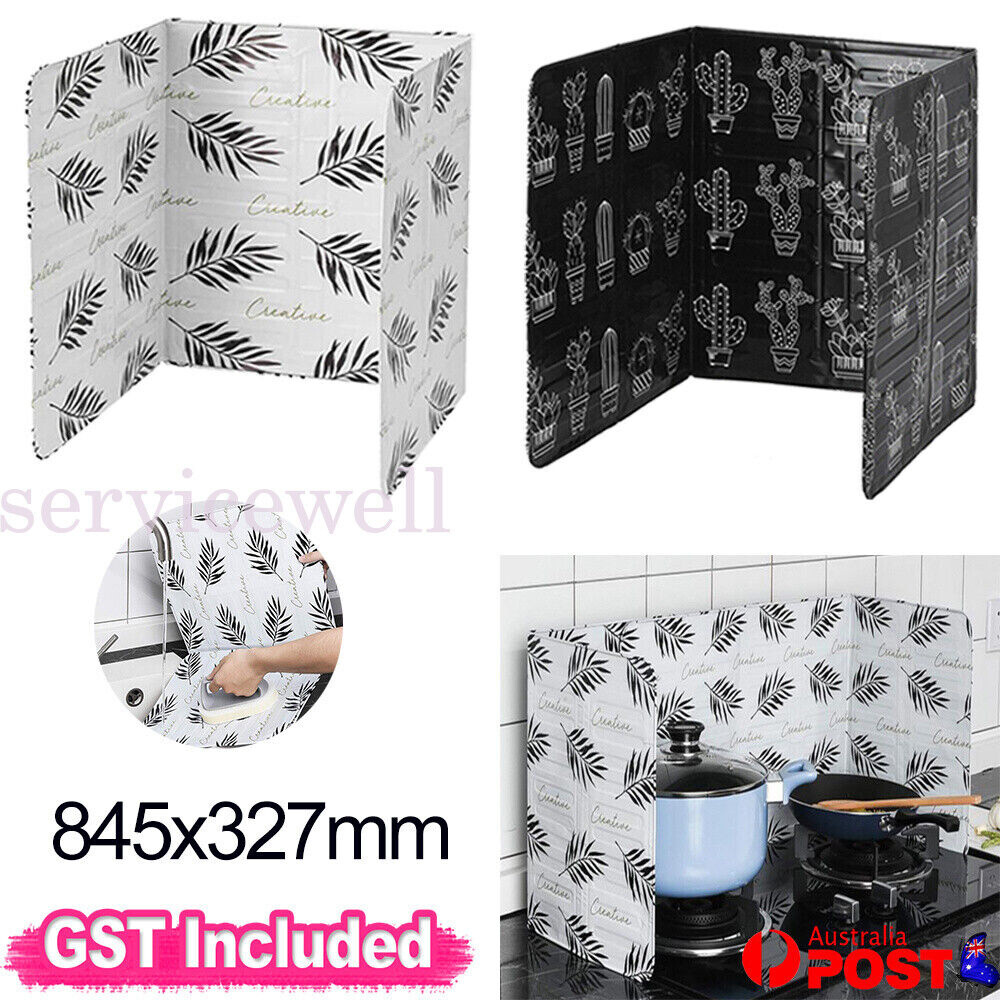 Aluminum Foil Wall Oil Splash Guard Gas Stove Shield Oil Splatter Screen