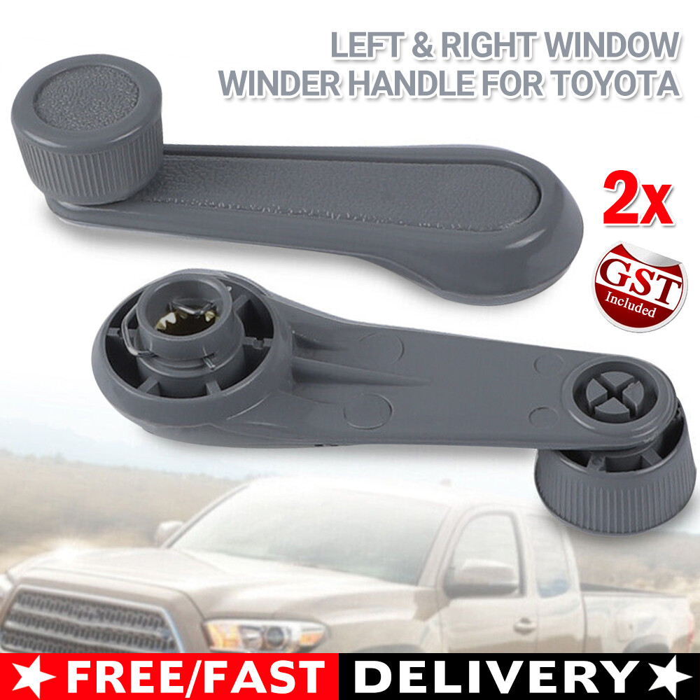 Pair Left & Right Window Handle For Toyota Landcruiser Window Crank Handles