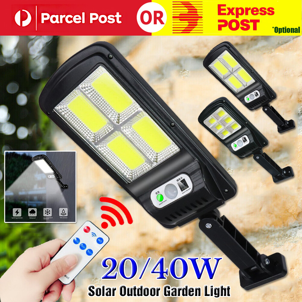 LED Solar Sensor Street Light Remote Control 40W-800W Waterproof Radar Sensor