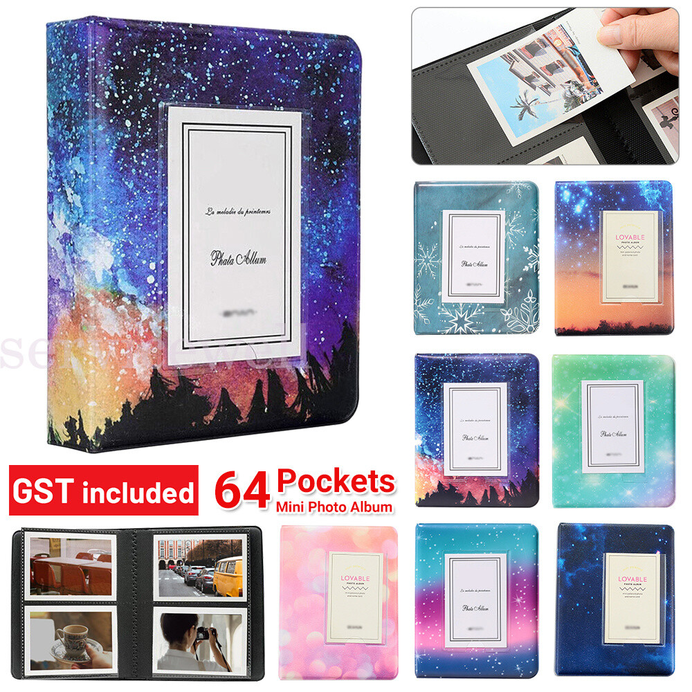 64 Slots Photo Album For FujiFilm Instax Polaroid Camera as Mother's Day Gift