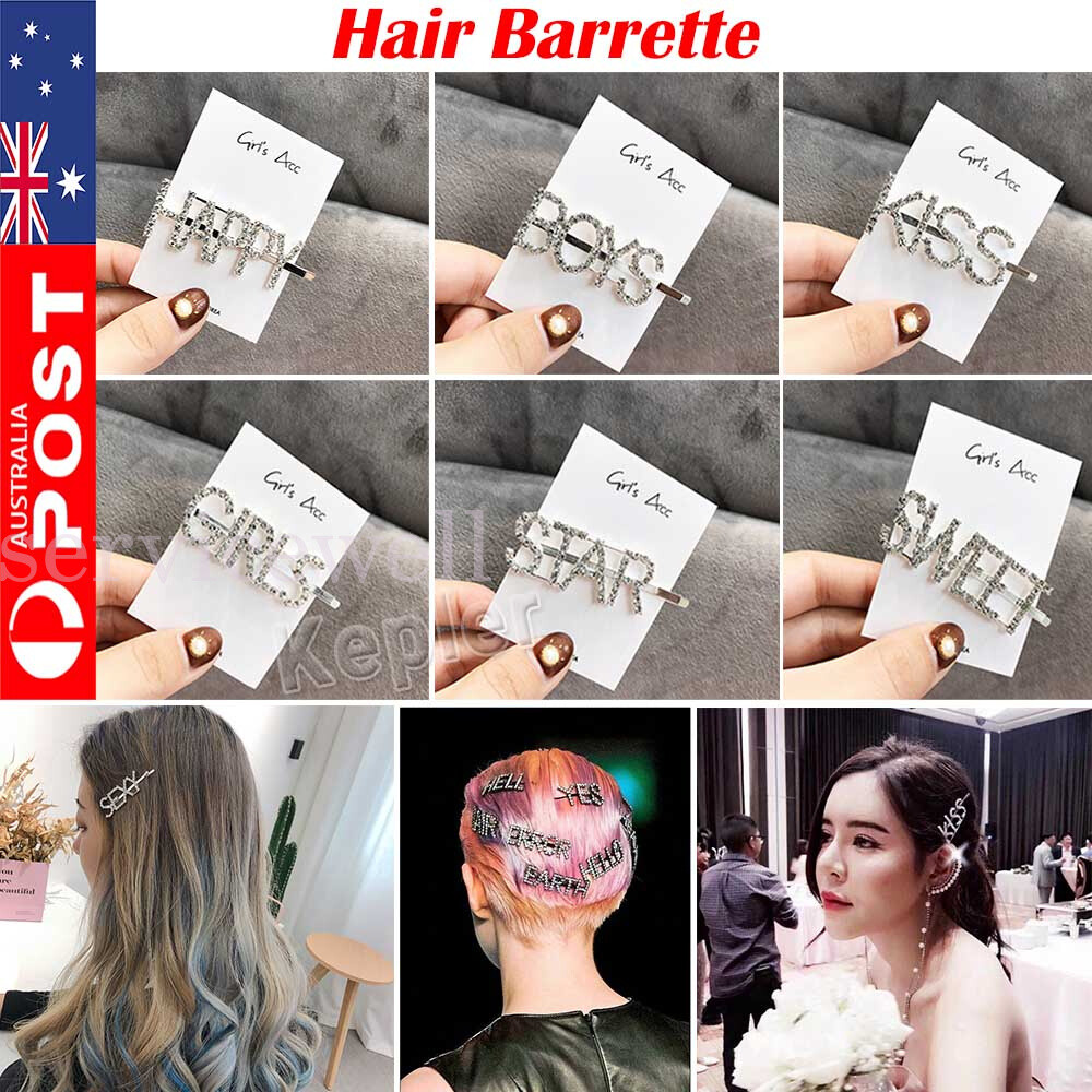 Fashion Women Pearl Hair Clip Snap Barrette Stick Hairpin Bobby Hair Accessories