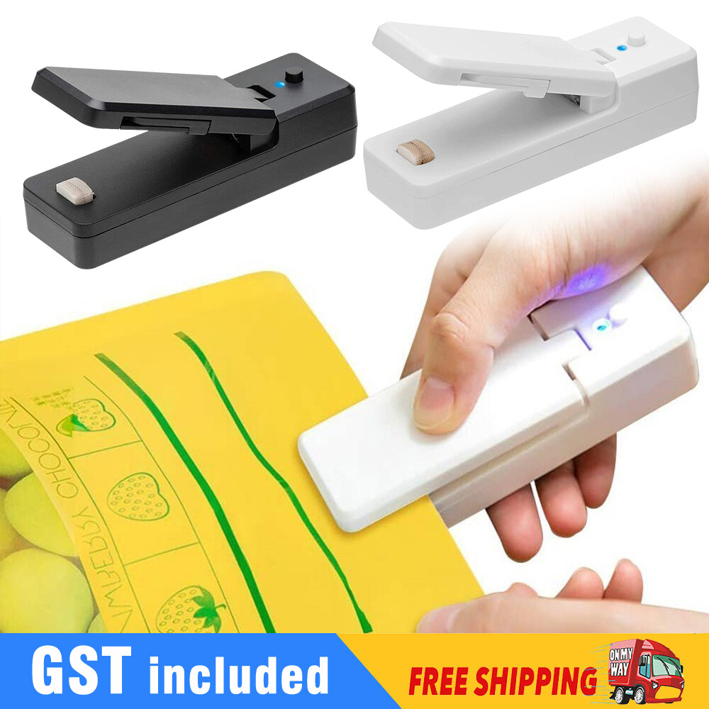 Portable Mini Heat Sealing Machine USB Rechargeable Food Sealer Plastic Bag
