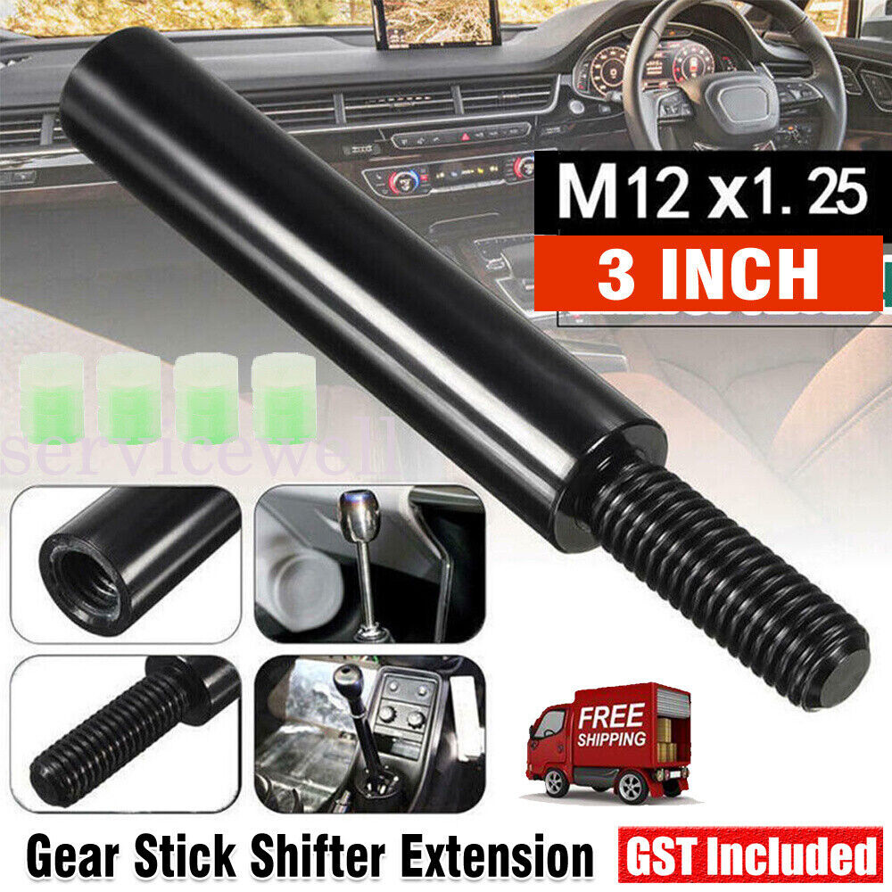 75mm Gear Stick Shifter Extension For LandCruiser 75 76 78 79 Series M12X1.25 3"