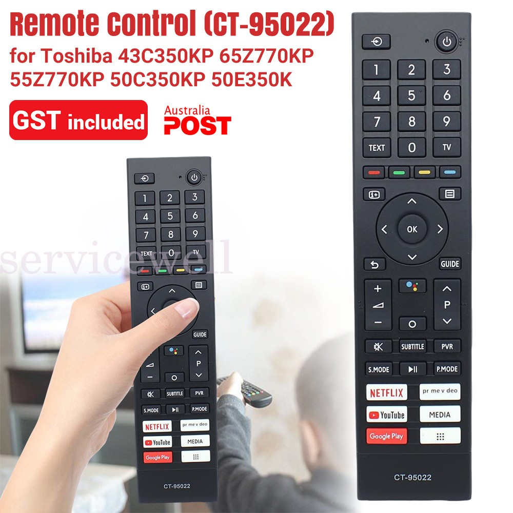 CT-95022 Remote Control For Toshiba TV 43C350KP 50C350KP 55C350KP 65C350KP