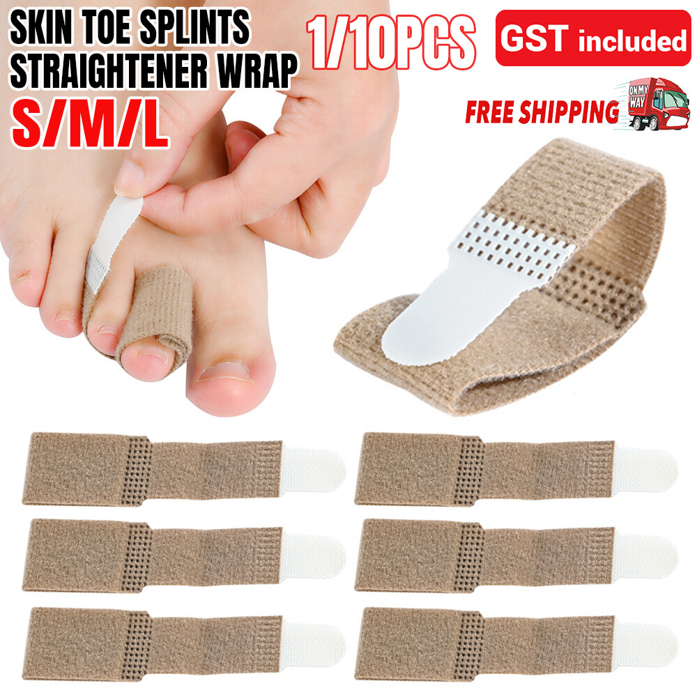 Toe Splints Straightener BandageCushioned Corrector for Crooked toe alignment