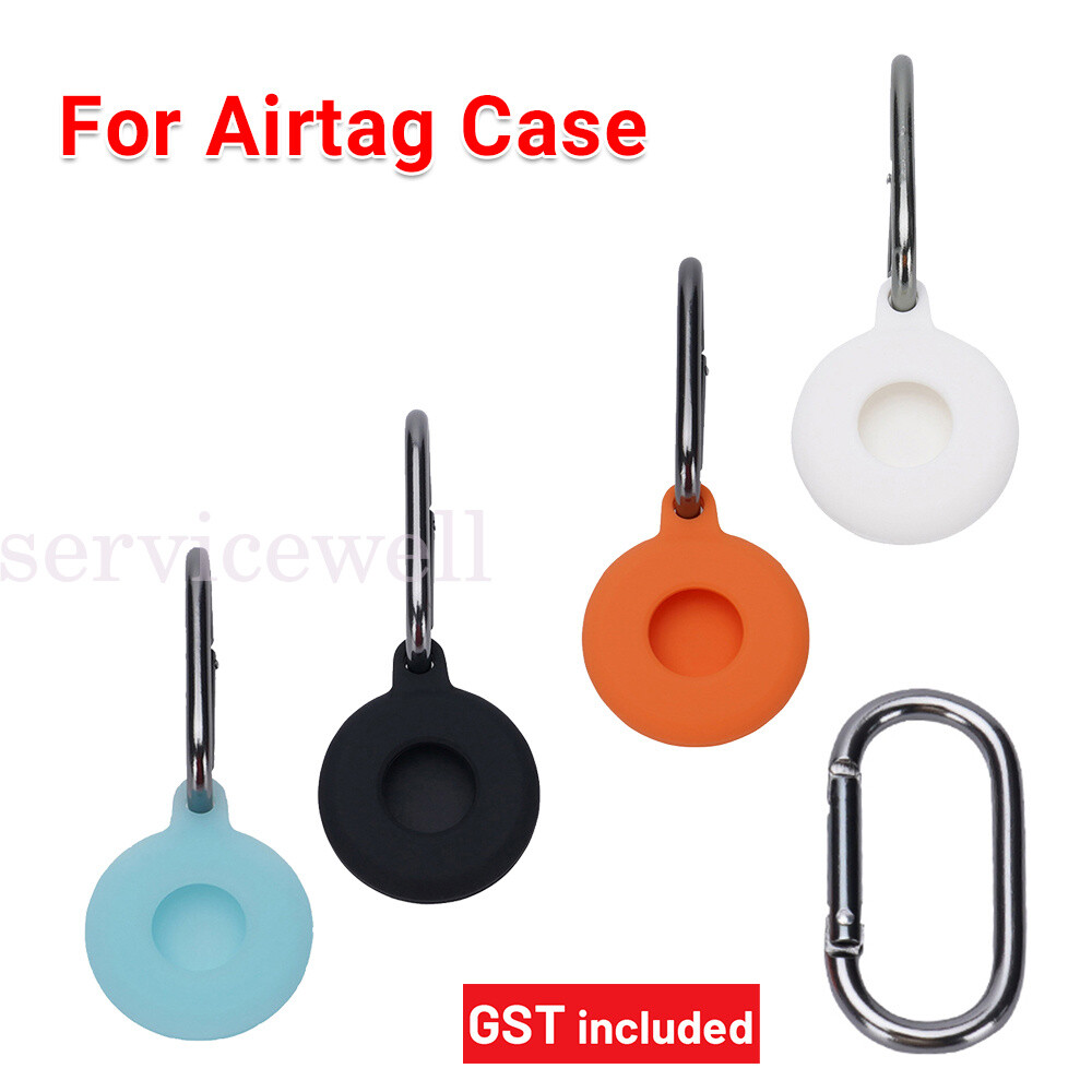 Silicone Protective Case Cover Location Tracker Keyring For Apple AirTag Air Tag