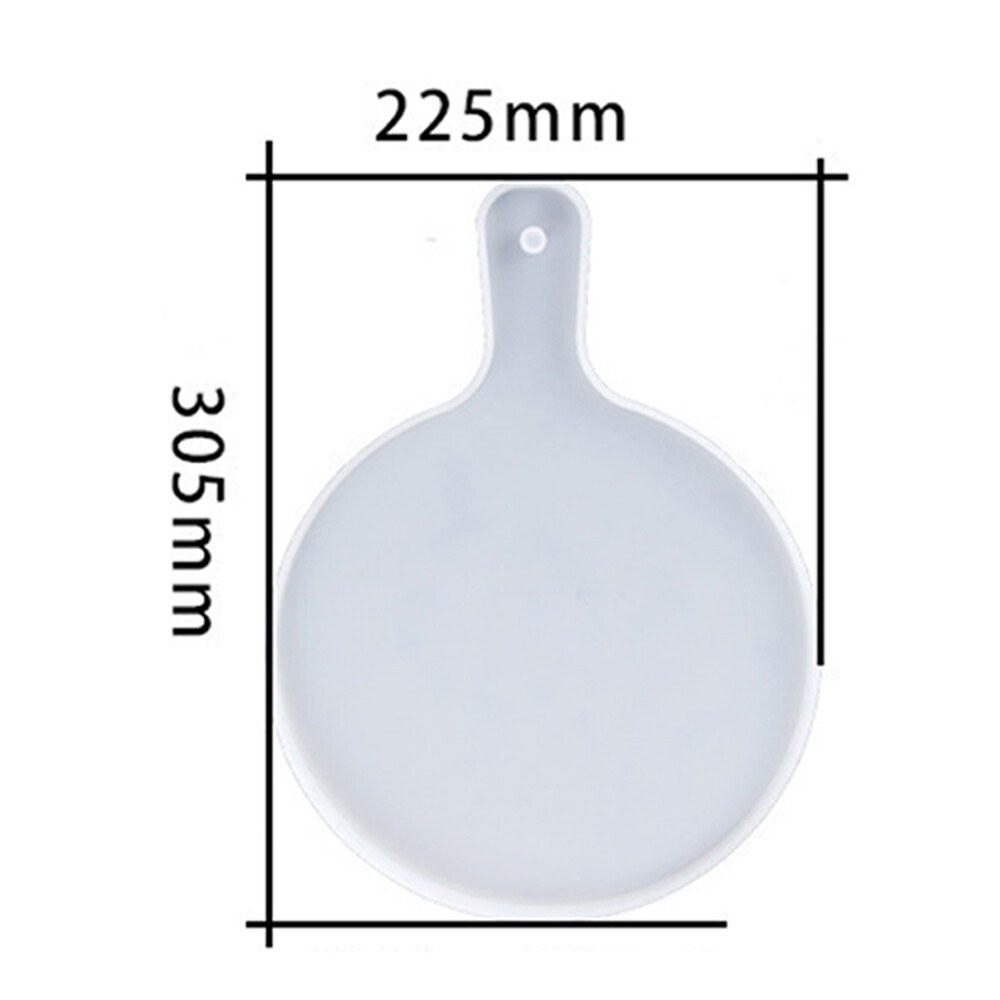 Silicone Coaster Resin Casting Mold Epoxy Fruit Tray Plate Mould Craft DIY Tool