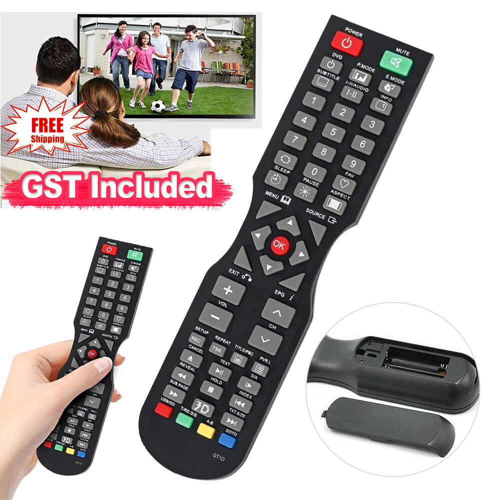 Original OEM For SONIQ TV Remote Control (QT166, QT155, QT155S) QT1D NO SETUP