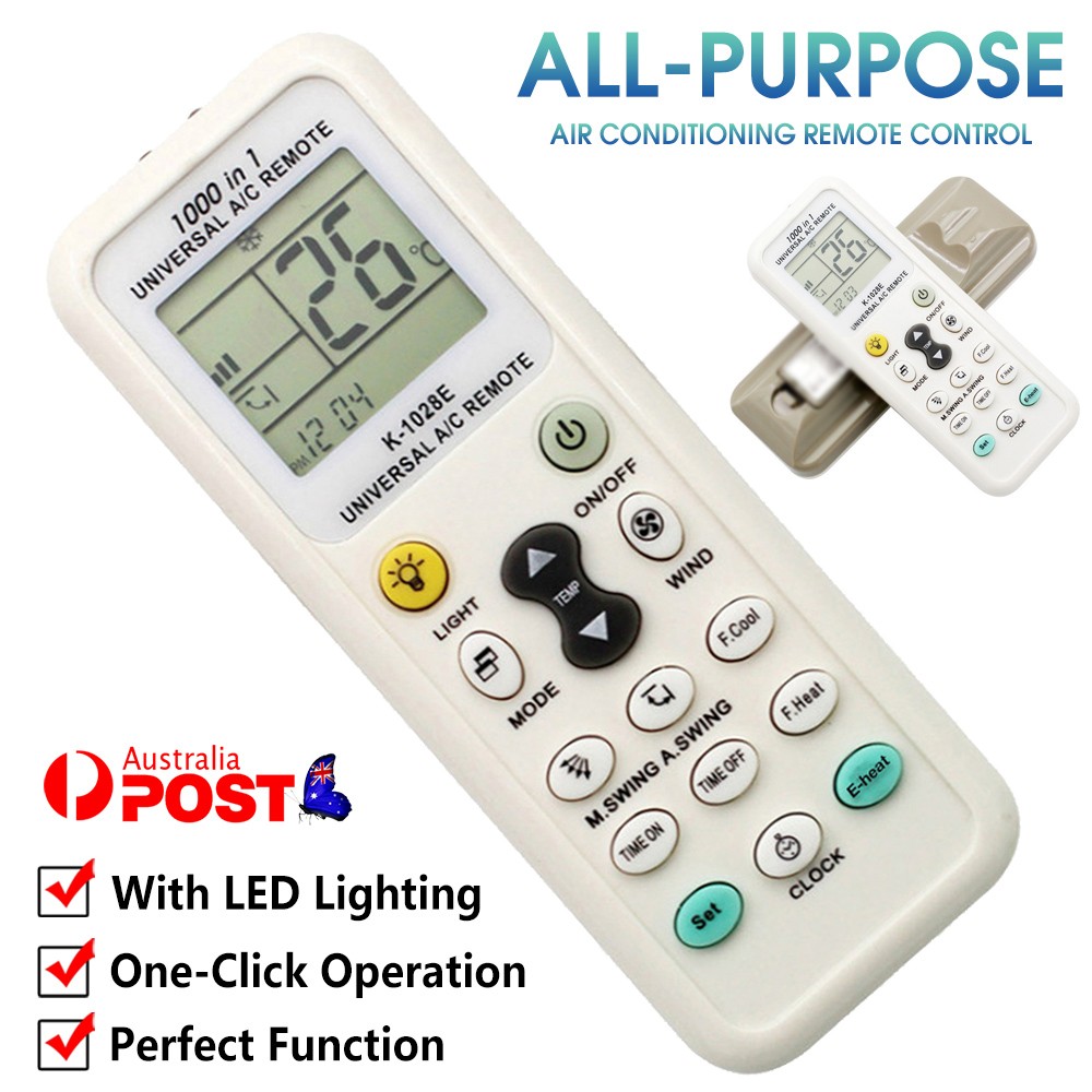 Universal A/C Air Conditioner Remote Control AirCon For ALL MAJOR BRANDS LCD DGS