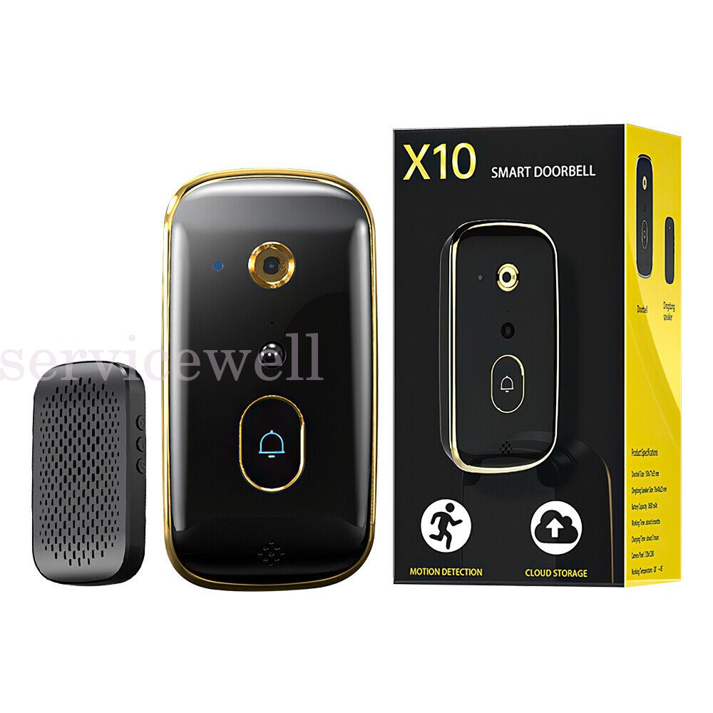 Wireless WiFi Smart Doorbell Camera Phone Security Intercom Video Door Bell