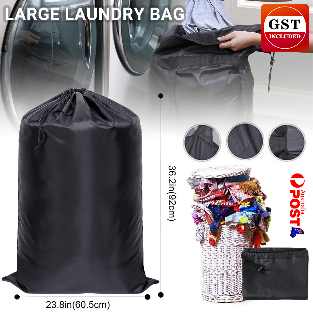 Large Laundry Bag Heavy Duty Washing Backpack With 2 ShoulderPolyester Straps