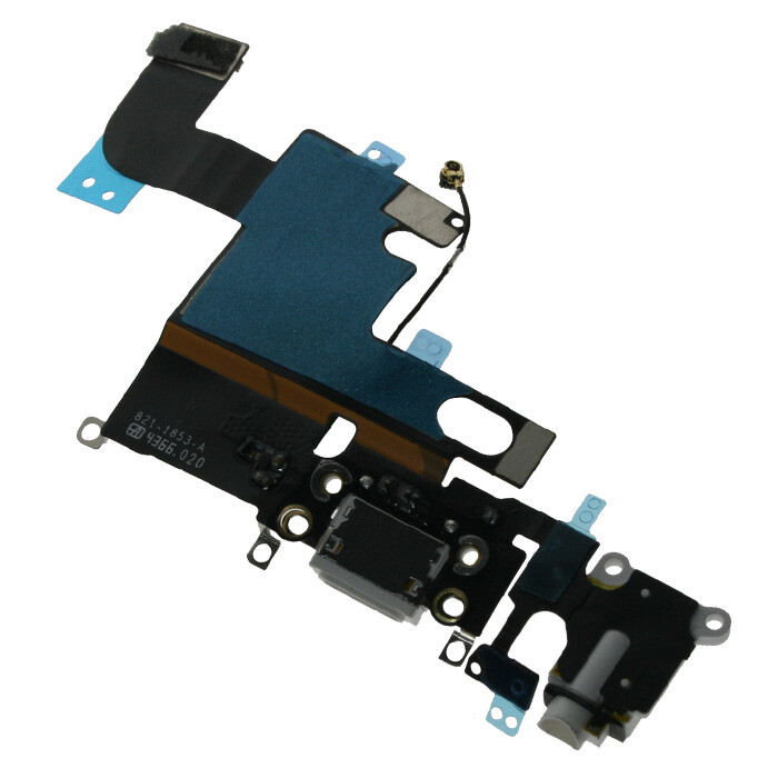 OEM Dock Connector Port Microphone Grey Flex Cable For iPhone 6 Headphone Jac Au