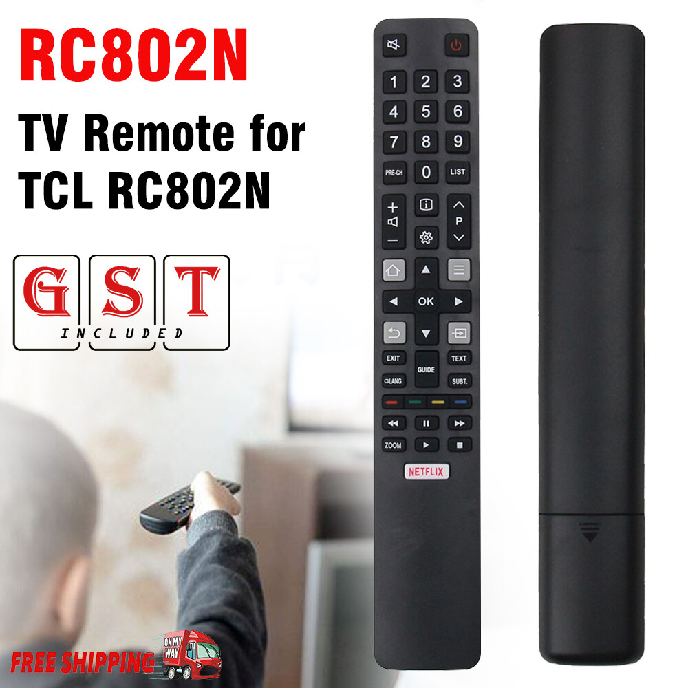 Remote RC802N ARC802N YUI1 for TCL TV 65C2US 75C2US 43P20US NETFLIX
