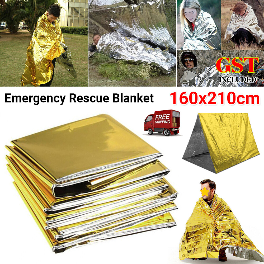 Space Blanket Foil First Aid Survival Emergency ON Rescue Thermal Thermo