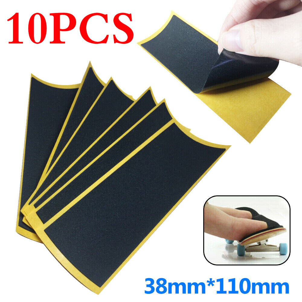 10PCS Proffessional fingerboard black foam grip tape 38X110mm super grippy