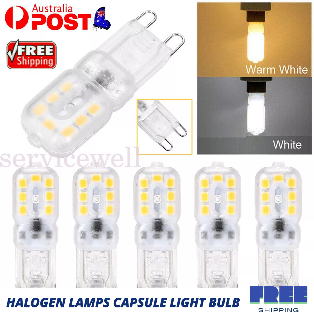 1/2/10xG9 LED Dimmable Replace Halogen Lamps Capsule Light Bulb AC220-240V 5W/7W