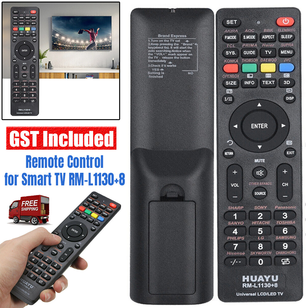 Universal TV Remote Control LCD/LED For Sony/Samsung/Panasonic/LG/TCL/Soniq