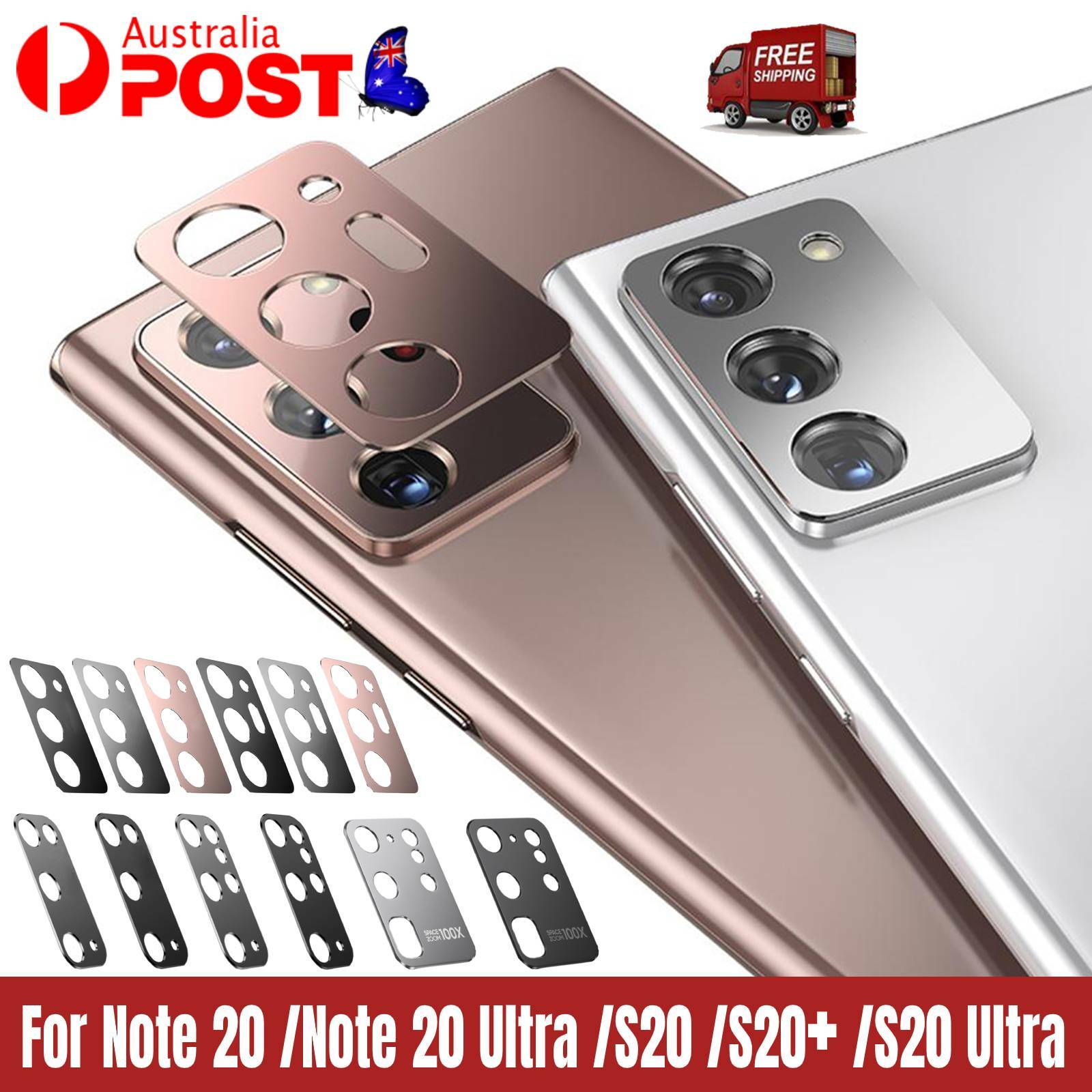 Camera Lens Protector Aluminum Frame For Samsung Galaxy Note 20 S20 Plus Ultra A
