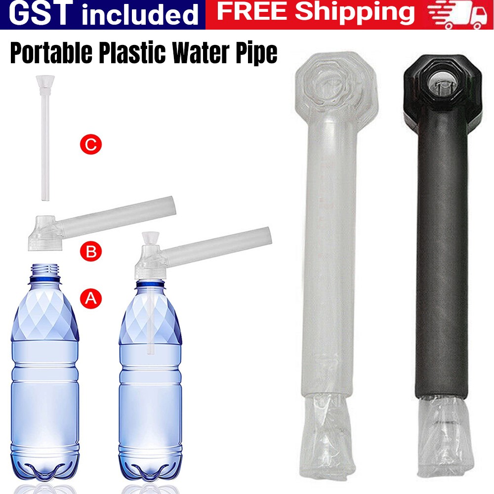 1X Bottle Converter Portable Pipe Toppuff Screw-On Water Pipe Reusable Top Puff