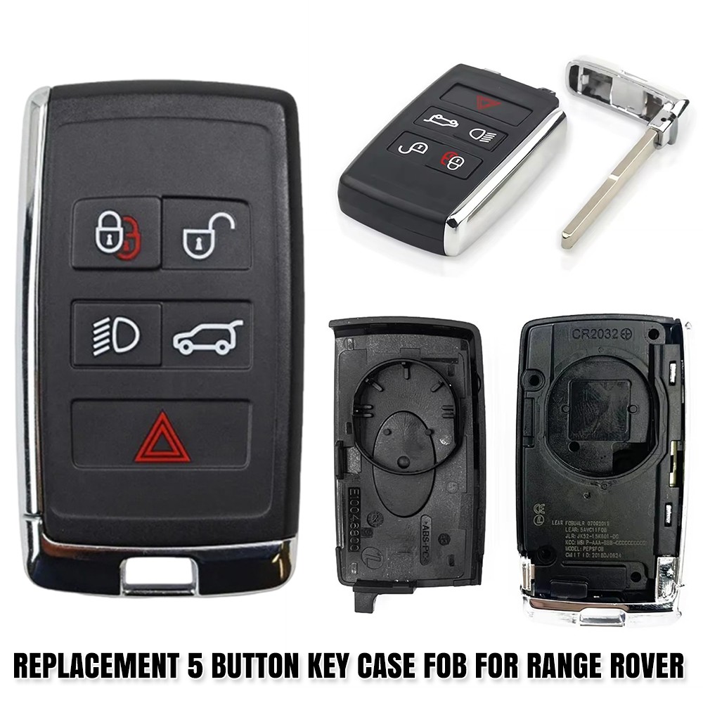 5 button key case fob Replacement For Range Rover Evoque Sport L551 L405