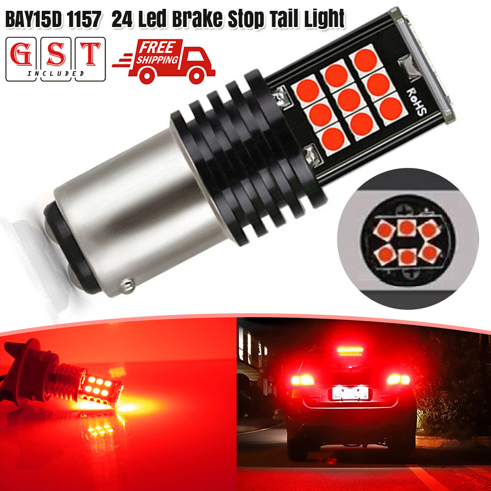 BAY15D 1157 P21/5W RED 24 For SAMSUNG LED BRAKE STOP TAIL LIGHT BULB GLOBE