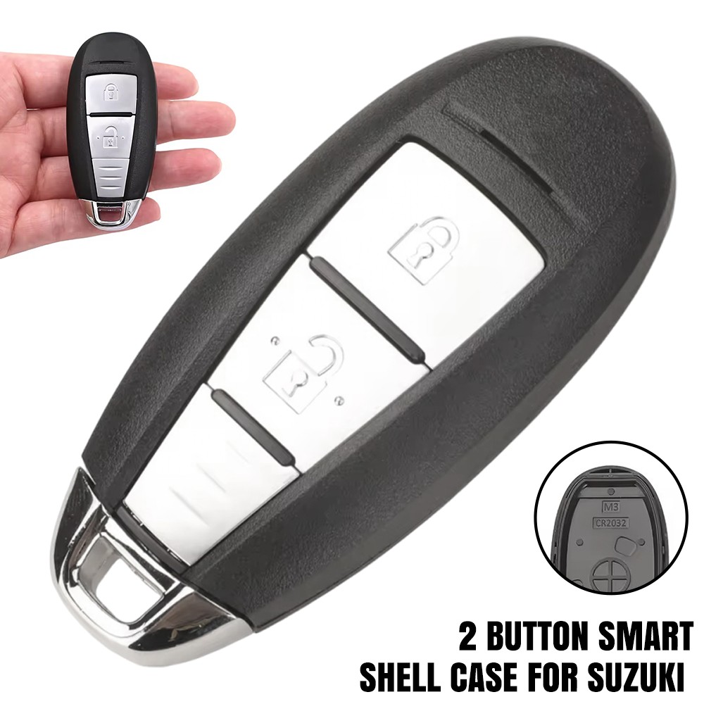 2 button shell case For Suzuki SX4 S Cross remote fob keyless 2013 - 2021